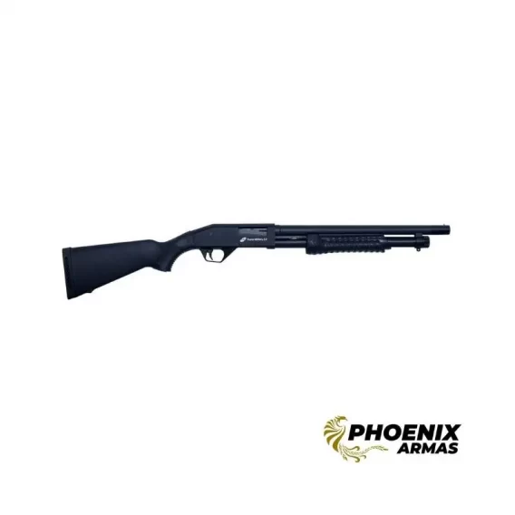 ESPINGARDA CBC PUMP MILITARY 3.0 CORONHA FIXA CALIBRE 12 CANO 16 SEM ACESSÓRIOS phoenix armas