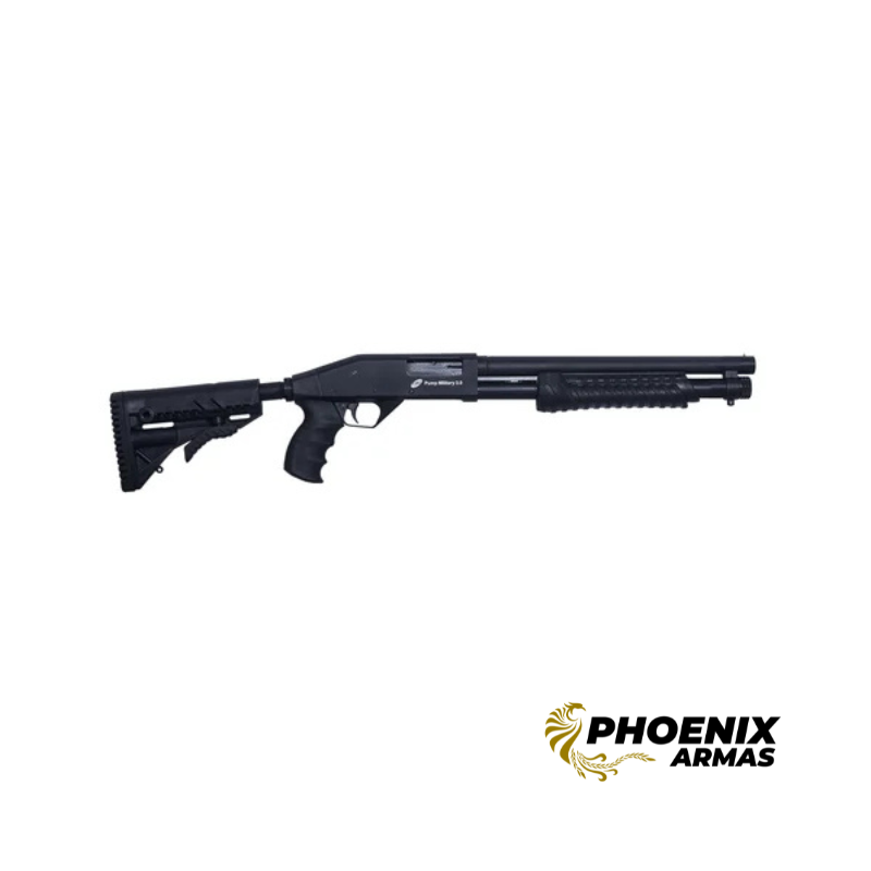 Espingarda Cbc Pump Military 3.0 RT 12GA 14" Standard